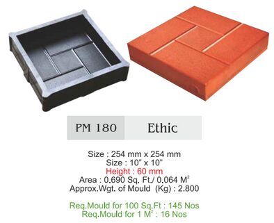 Paver Mould PM 180 Ethic