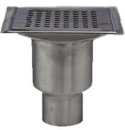 Rectangular Polished Stainless Steel SS Drain Trap, for Draining, Size : 2inch, 3inch, 4inch