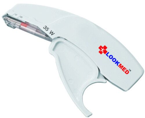 Plastic Disposable Skin Stapler, Color : White