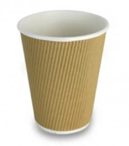 Disposable Rippled Paper Cups, for Event, Size : 130 ML