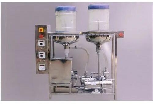 Stainless Steel Water Jar Washing Machine, Capacity : 100 Bottle/Hour