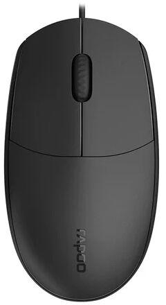 Plastic Wired Mouse, Color : Black