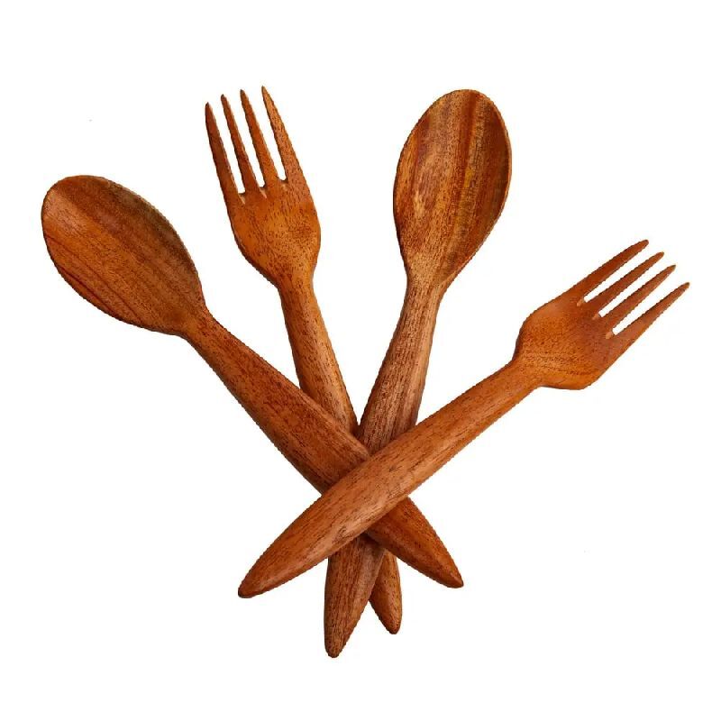 Neem Wood Cutlery Set
