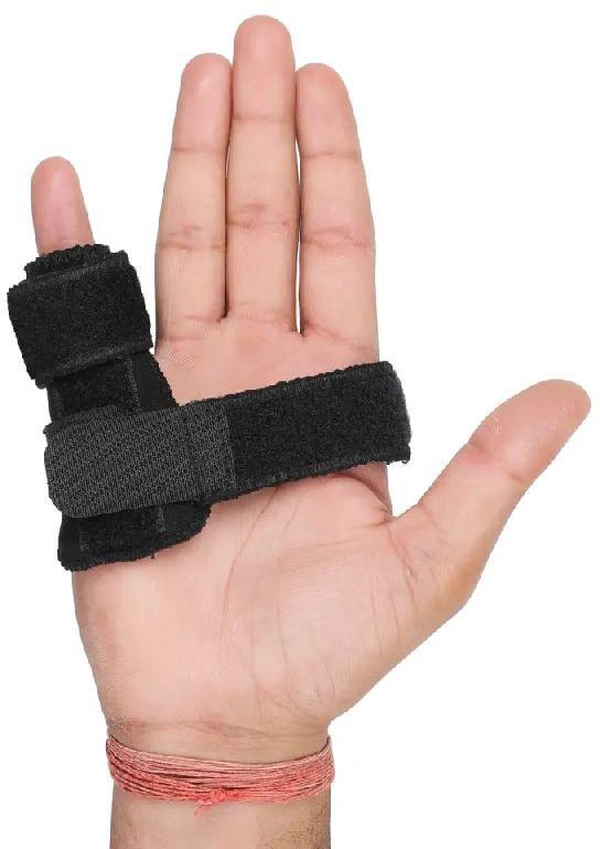 68% nylon Trigger Finger Splint, Color : Black