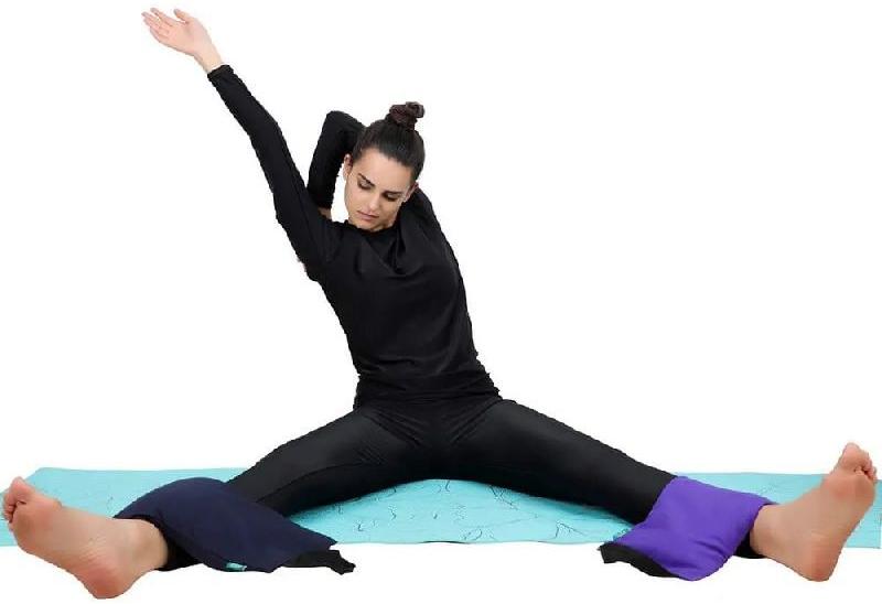 Cotton Yoga Sandbags, Size : 42 cm X 18 cm, 41 cm X 18 cm
