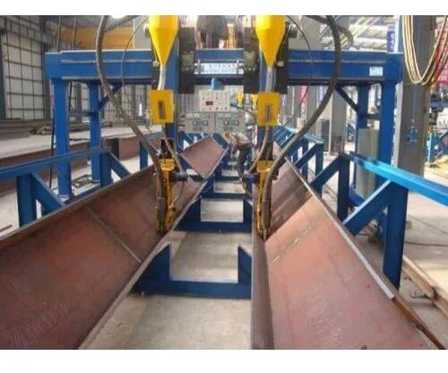 60 Hz Mild Steel H Beam Welding Machine