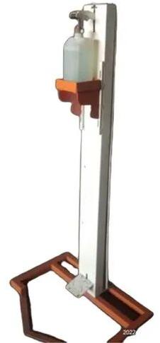 Mild Steel Foot Operate Sanitizer Stand, Capacity : 400 ml