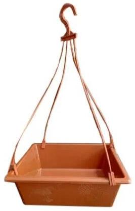 Plastic Hanging Feeder, Color : Brown