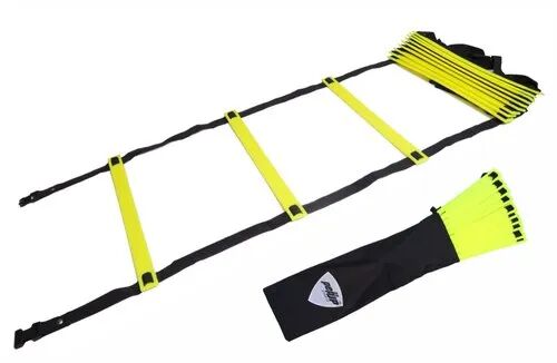Plastic Super Flat Speed Ladder, Color : Black, Light Green