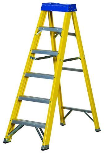 Fibreglass Ladders, Color : Yellow, Orange, Red