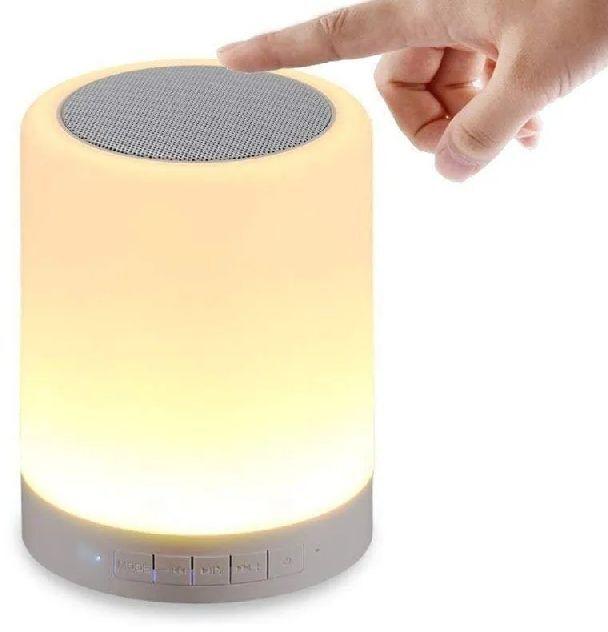Round Multicolor Touch Lamp Bluetooth Speaker, Size : Large