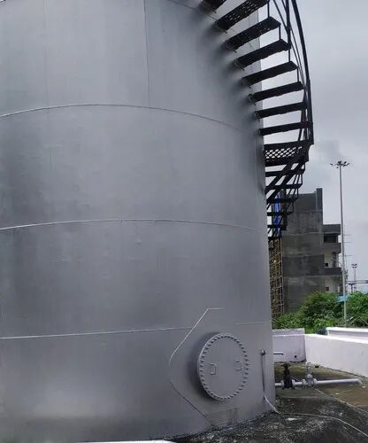 Cylindrical Stainless Steel Oil Storage Tank, for Industrial, Storage Capacity : 30000L