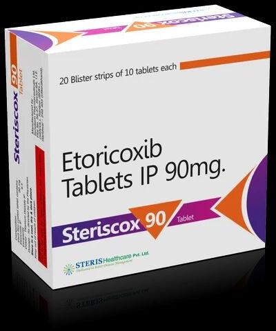 Etoricoxib Tablet, Packaging Type : Strips