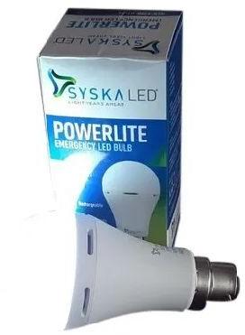 Syska 50 Hz Emergency LED Bulb, Lighting Color : Cool daylight
