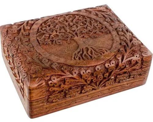 Tree of Life Wooden Box, Size : Standard