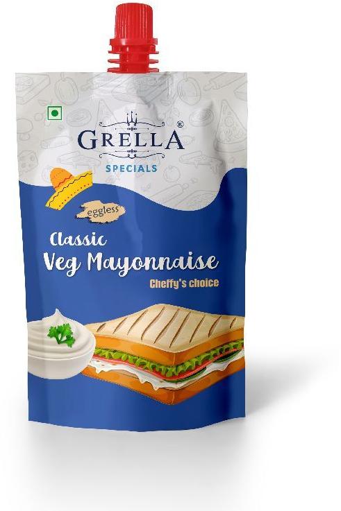 Grella Mayonnaise, for Eating, Fast Food, Snacks, Packaging Type : Plastic Pouch