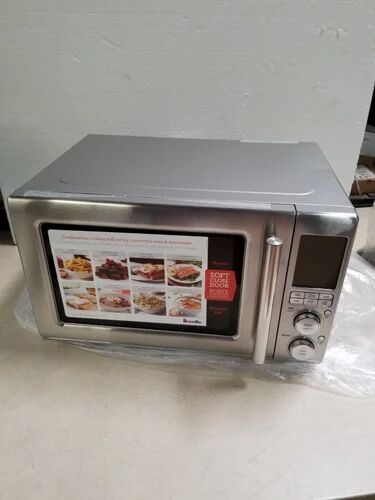 Breville Steel Countertop Microwave Oven, Color : Sliver