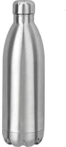 Double wall Stainless Steel Water Bottle, Color : Silver