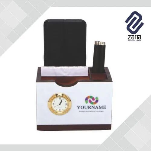 Wooden Pen Stand, Color : White