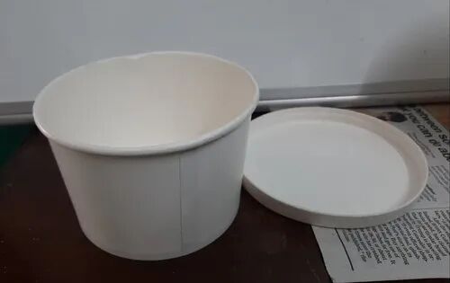White Round Paper Food Container, Size : 3oz, 5oz, 7oz, 12oz, 20oz, 26oz, 28oz, 32oz