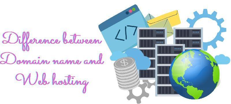 Difference between Domain name and Web hosting