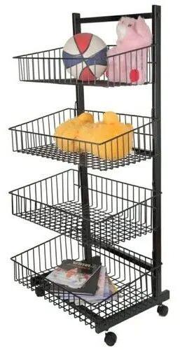 Mild Steel Wire Mesh Display Rack