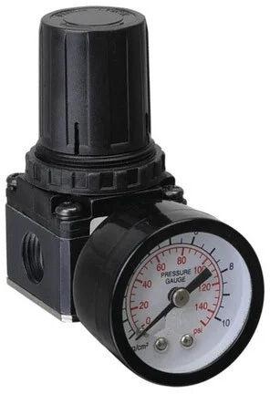 Black Pneumatic Air Regulator