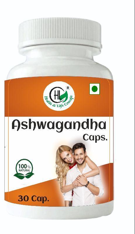 HLC AYURVEDA ashwagandha capsules, Certification : FSSAI Certified