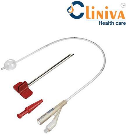 Cliniva Silicone Suprapubic Catheter Set, Size : 8 Fr