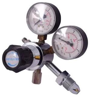 16kg Stainless Steel Industrial Gas Regulator, Color : Silvery White