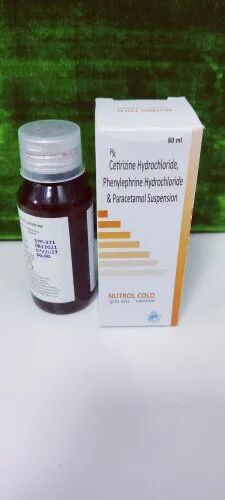 Anti Cold Syrup With Paracetamol, Bottle Size : 60 ml