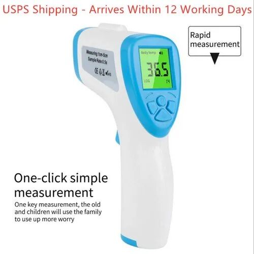 Infrared Thermometer, Color : White