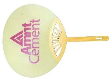 Plastic Promotional Hand Fan, Color : Yellow