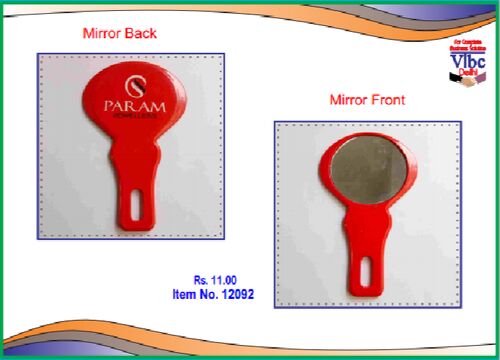 Verma Trading Plastic Promotional Mirror, Packaging Type : Box