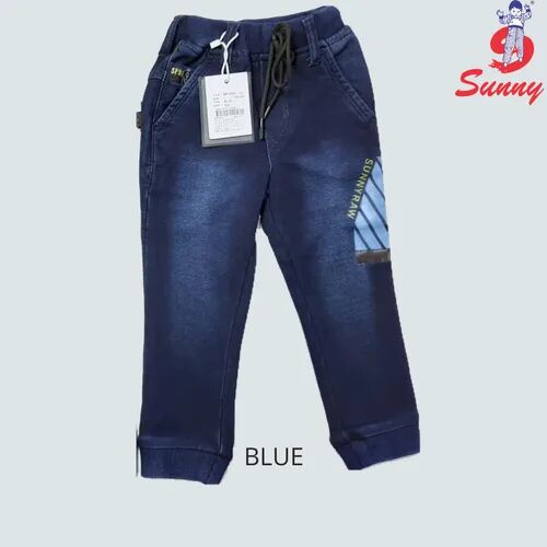 Kids Boys Jogger Jeans, Color : Blue