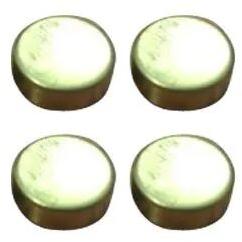 Round Brass Button, Color : Gold