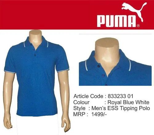 Puma Men Polo T Shirt, Size : Free Size