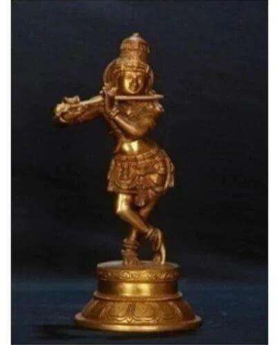 Brass Krishna Statue, For Devotional Purposes