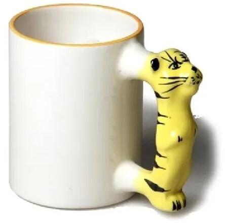 Ceramic Animal Handle Mug