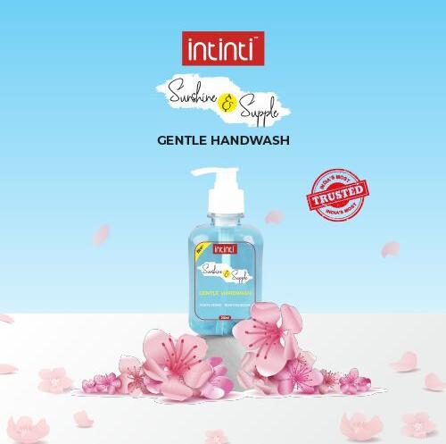 Intinti Sunshine & Supple Hand Wash, for Internal/External, Color : blue