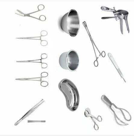 Nvc Polished Stainless Steel Delivery Instrument Set, For Surgical Use, Feature : Anti Bacterial, Disposable