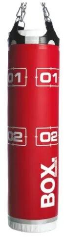 BTEX cover 65 kg Punching Bag, Color : Red