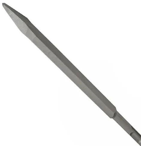 Silver Mild Steel Chisel Point, Length : 12inch