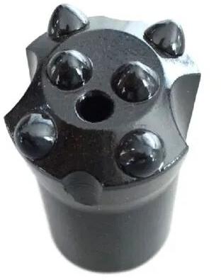 Black Mild Steel Tapered Button Drill Bit