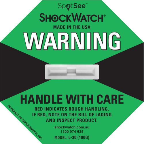  Sticker Shockwatch Labels, Packaging Type : Packet