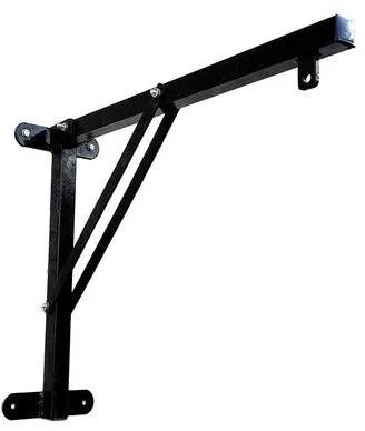 Iron Boxing Bag Stand, Color : Black