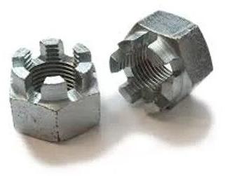 Mild Steel Castle Nut, Hardness : -90 HRC