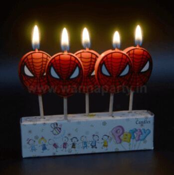 Spiderman Candle