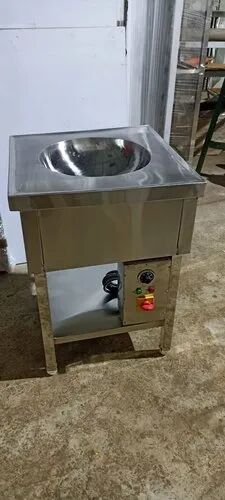 SS Electric Kadai Fryer, for Industrial, Color : Stainless Steel