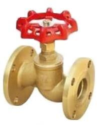 BRASS FLANGED GLOBE VALVE